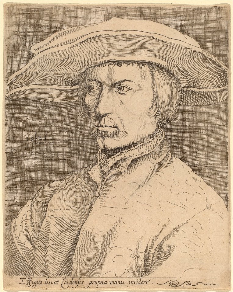 Style of Lucas van Leyden after Albrecht Dürer - Self-Portrait