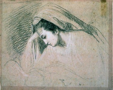 Study for the Head of the Virgin (John Singleton Copley)