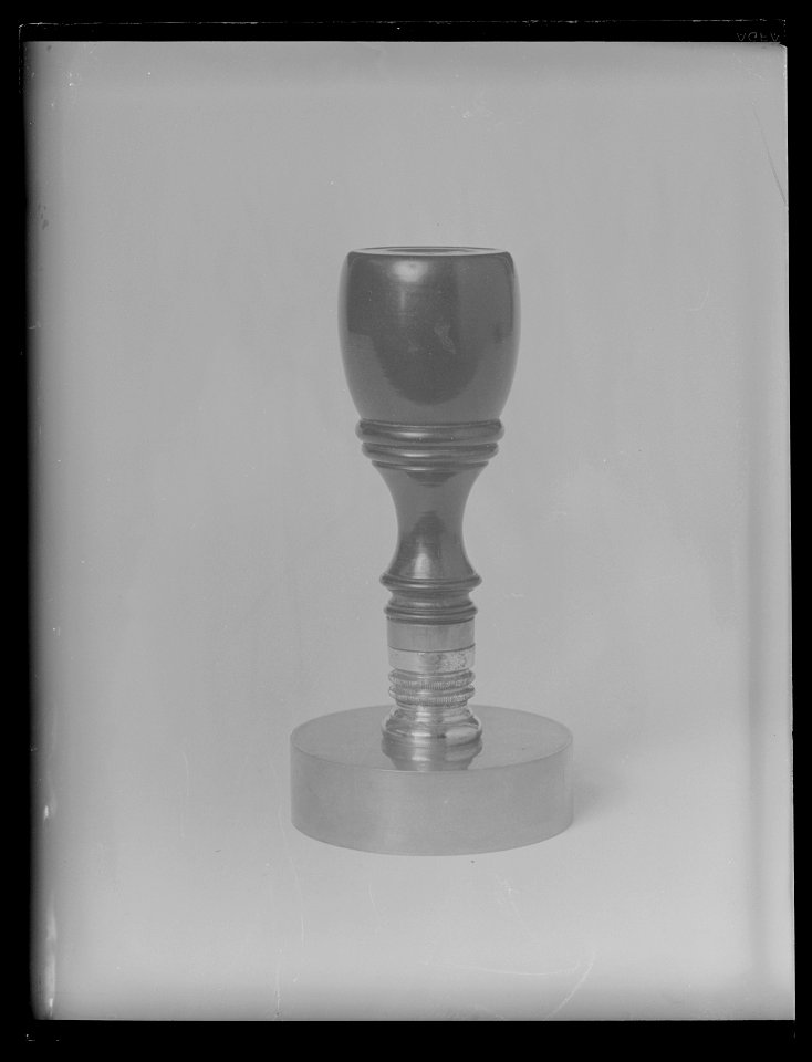 Stämpel för regeringskonseljen på S-t Barthélemy, Västindien (1784-1877), 1800-talets andra hälft - Livrustkammaren - 36592
