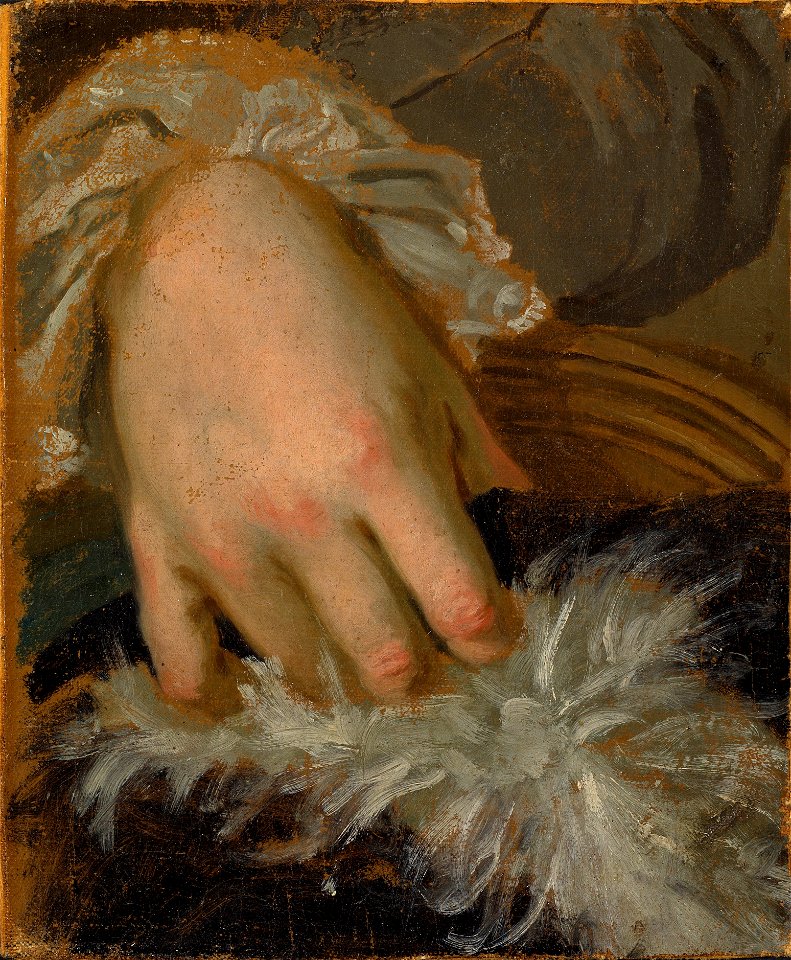 Study of a Hand (Lorens Pasch d.y.) - Nationalmuseum - 20730