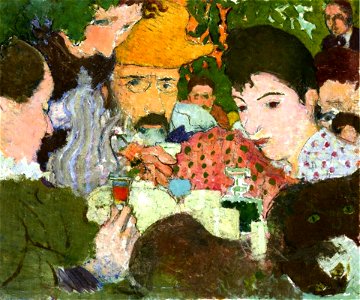 Study for afternoon in the garden 1891, by Pierre Bonnard