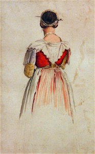 Study of a woman seen from the back (unknown date) - Guillaume Bodinier