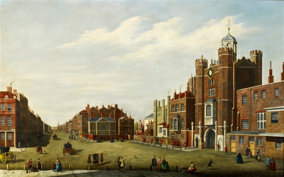 Style of Samuel Scott (1702-72) - St. James's Palace - RCIN 400012 - Royal Collection