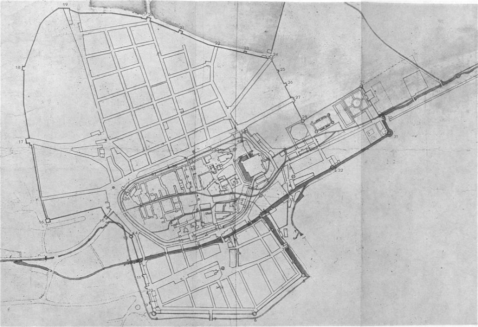 Stuttgart, Stadtplan, 1652, Plan