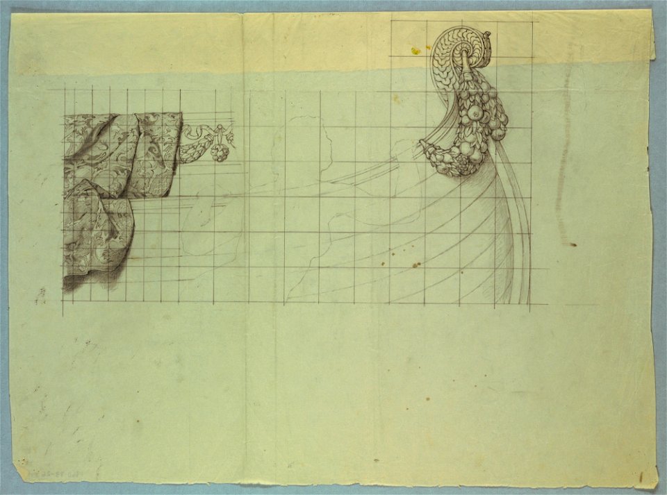 Study of Boat for Left Panel of The Marriage of the Atlantic and Pacific