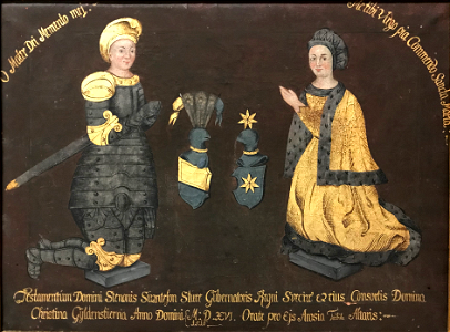 Sture Sten Svantesson d.y. 1492-1520, och Kristina Gyllenstierna, 1494-1559 - Nationalmuseum - 15066