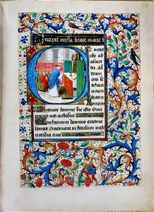 Stundenbuch der Maria von Burgund Wien cod. 1857 Messopfer