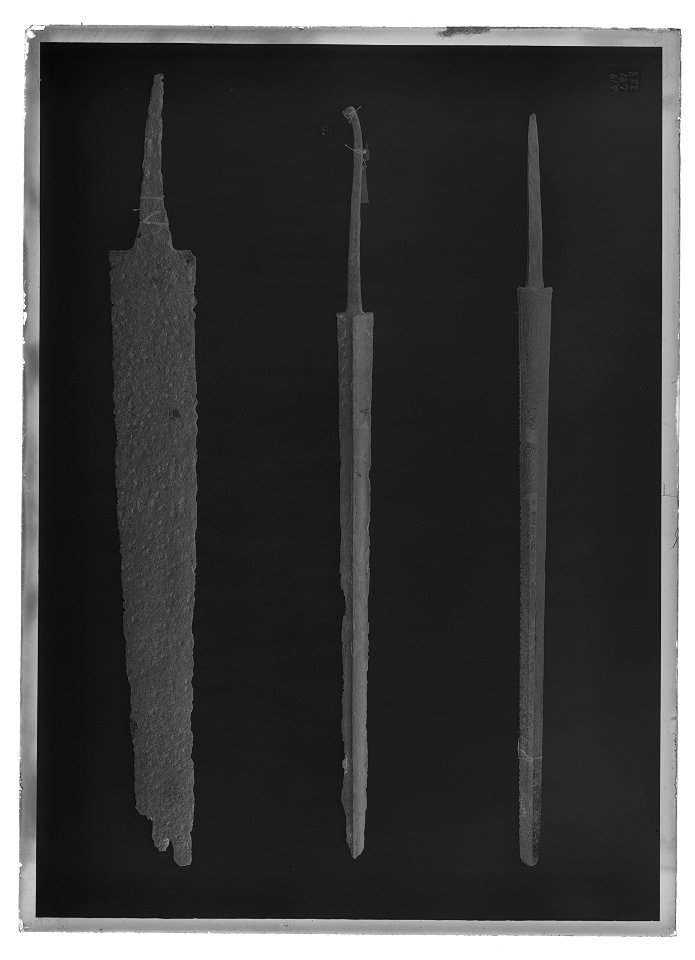 Stukatklinga, jordfynd - Livrustkammaren - 17582-negative