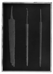 Stukatklinga, jordfynd - Livrustkammaren - 17582-negative
