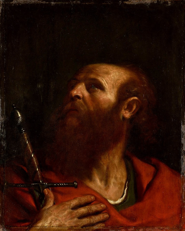 Style of Guercino (Cento 1591-Bologna 1666) - Saint Paul - RCIN 405554 - Royal Collection