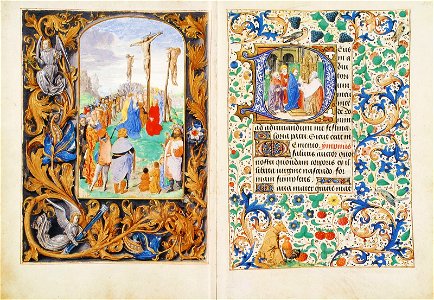Stundenbuch der Maria von Burgund Wien cod. 1857 99v 100r