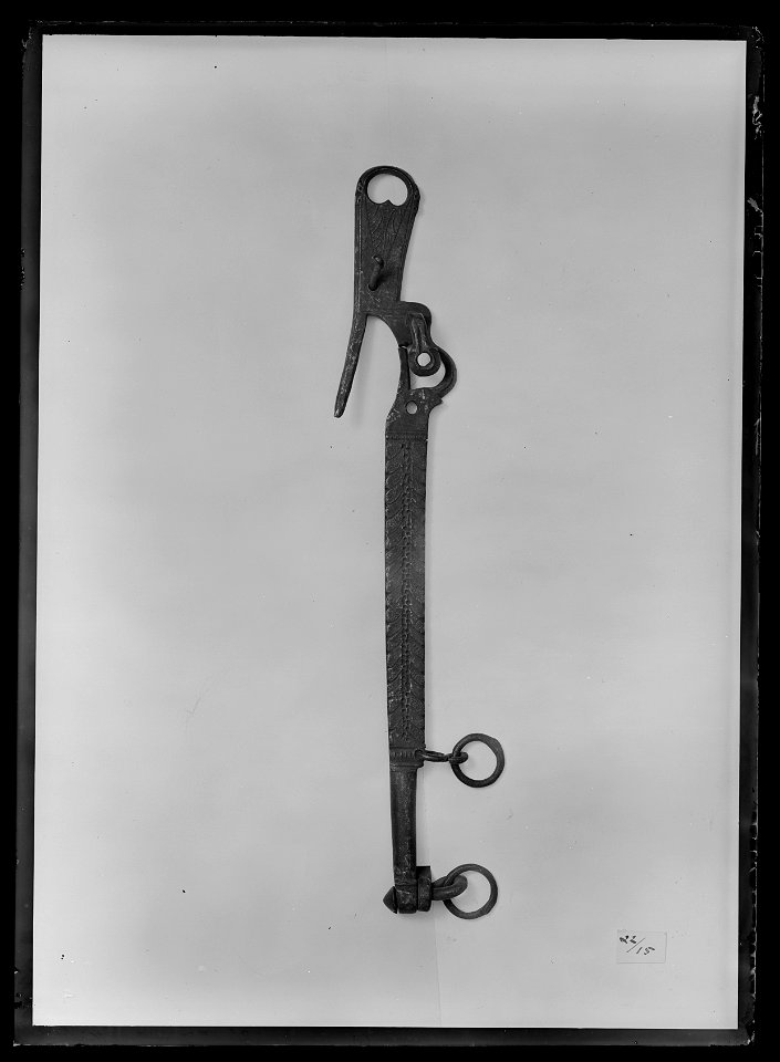 Stångbett, av stål, 1500-tal - Livrustkammaren - 69014