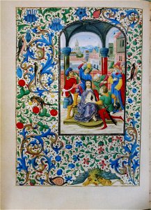 Stundenbuch der Maria von Burgund Wien cod. 1857 Dornenkroenung