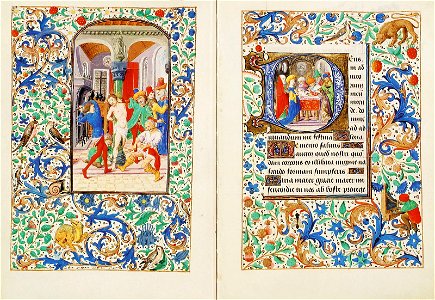 Stundenbuch der Maria von Burgund Wien cod. 1857 89v 90r