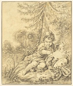 Style of François Boucher - Poetry, 1967.3.100