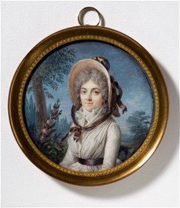 Stéphanie Félicité Ducrest de St-Aubin, 1746-1831, gift grevinna de Genlis (Marie Gabrielle Capet) - Nationalmuseum - 118107