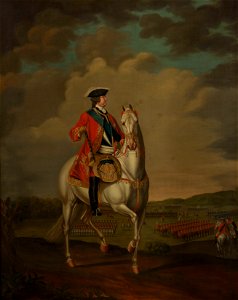 Style of David Morier (1705^-70) - George II (1683-1760), traditionally identified as - RCIN 404823 - Royal Collection