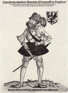 Stör, Niklas Porträt des Markgrafen Joachim von Brandenburg. Free illustration for personal and commercial use.