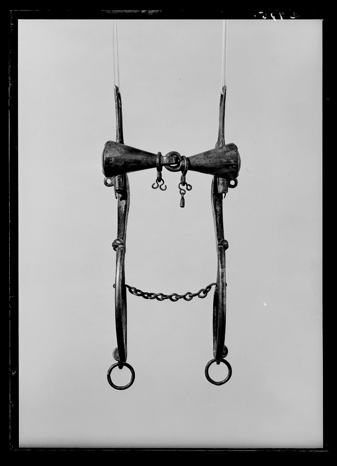 Stångbett av förtent stål, 1600-talets början - Livrustkammaren - 51888