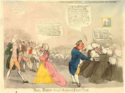 Sturdy beggars collecting for the emigrant French clergy (BM 1948,0214.359)