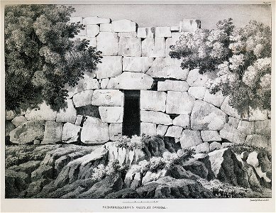 Subterraneous gate at Norba - Dodwell Edward - 1834
