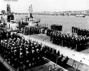 Submarines re-commissioning at Mare Island