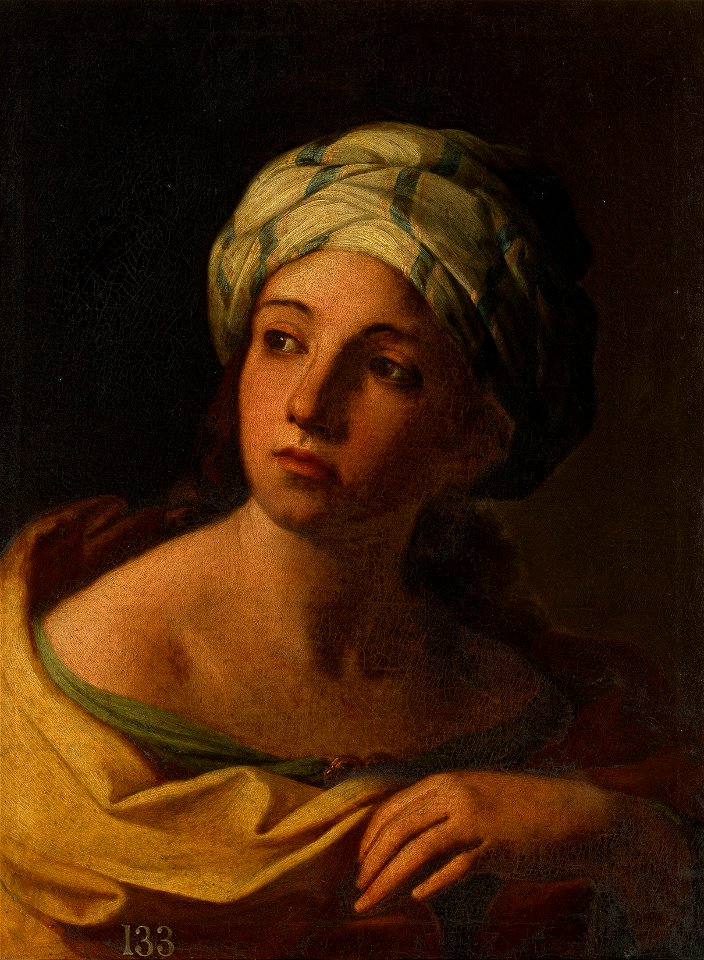Style of Carlo Cignani (Bologna 1628- Forlì 1719) - Head of a Sibyl - RCIN 406130 - Royal Collection