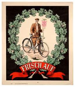 Succession Burckardt Frisch Auf, lithographie, après 1906