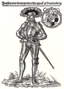 Stör, Niklas Porträt des Kurfürsten Joachim von Brandenburg. Free illustration for personal and commercial use.