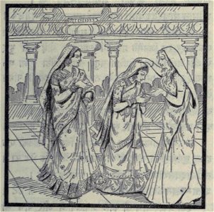 Subhadra and Drupadi meets Kunti