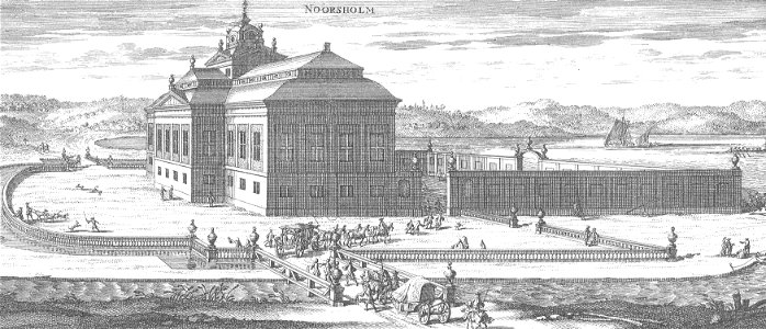 Suecia 3-022 ; Detalj ur planschen Norsholm