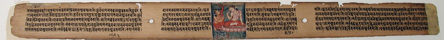 Sudhana kneeling before a bodhisattva (6124506819)