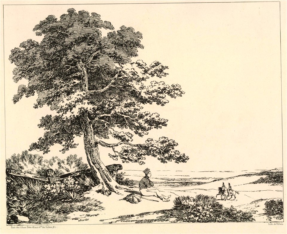 Suite de dessins a la plume 1839 (BM 1852,0424.250)