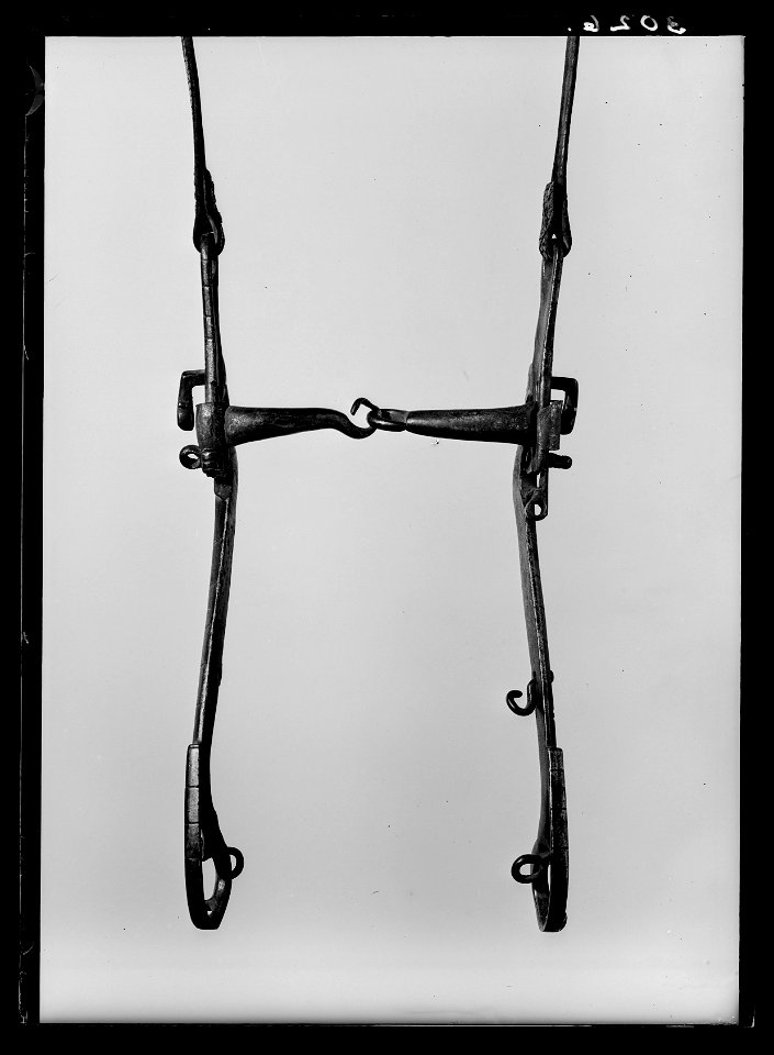 Stångbett, av förtent stål, 1600-talets början - Livrustkammaren - 17648