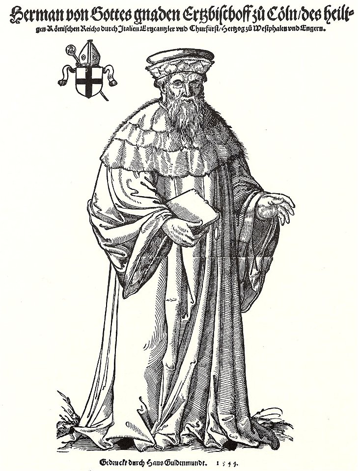 Stör, Niklas Porträt des Kölner Erzbischofs Hermann von Köln als Kurfürst