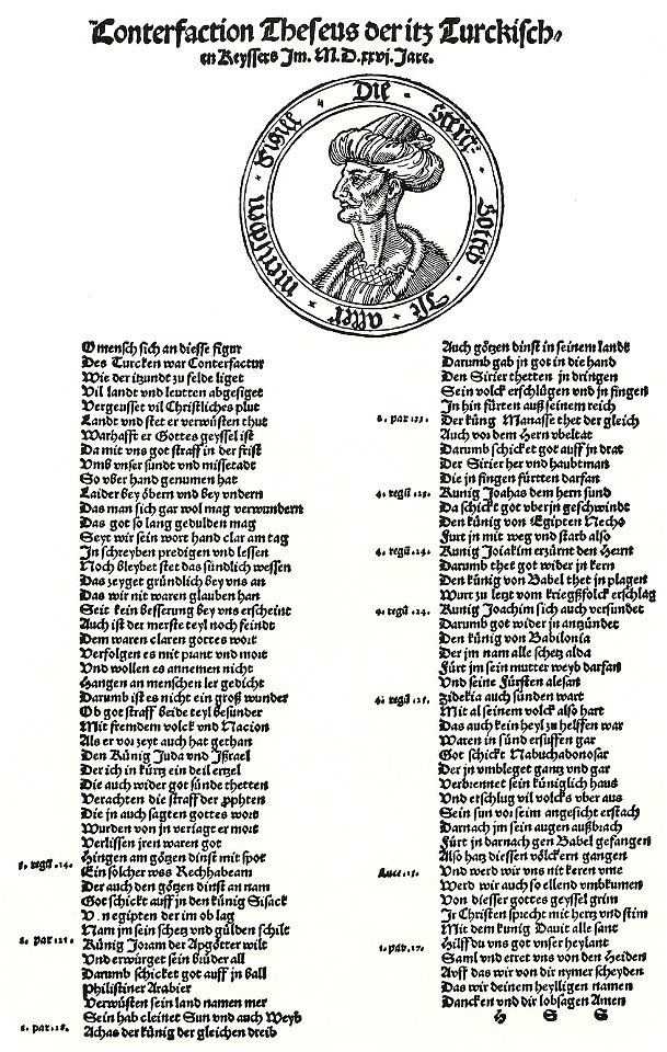 Stör, Niklas Porträt des Sultans Theseus