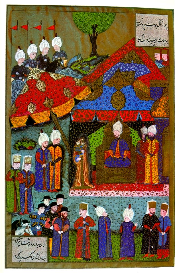 Suleiman I, Isabella Jagiellon and the child John Sigismund Zápolya