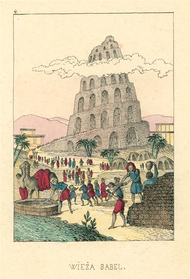 Stęczyński, wieża babel
