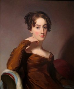 Oil on canvas portrait of Elizabeth McEuen Smith by Thomas Sully, 1823, Honolulu Academy of Arts. Free illustration for personal and commercial use.