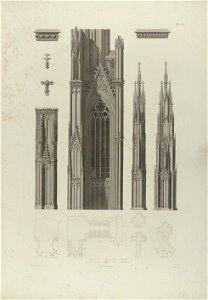 Sulpiz Boisserée, Ansichten, Risse und einzelne Theile des Doms von Köln, Tafel 14