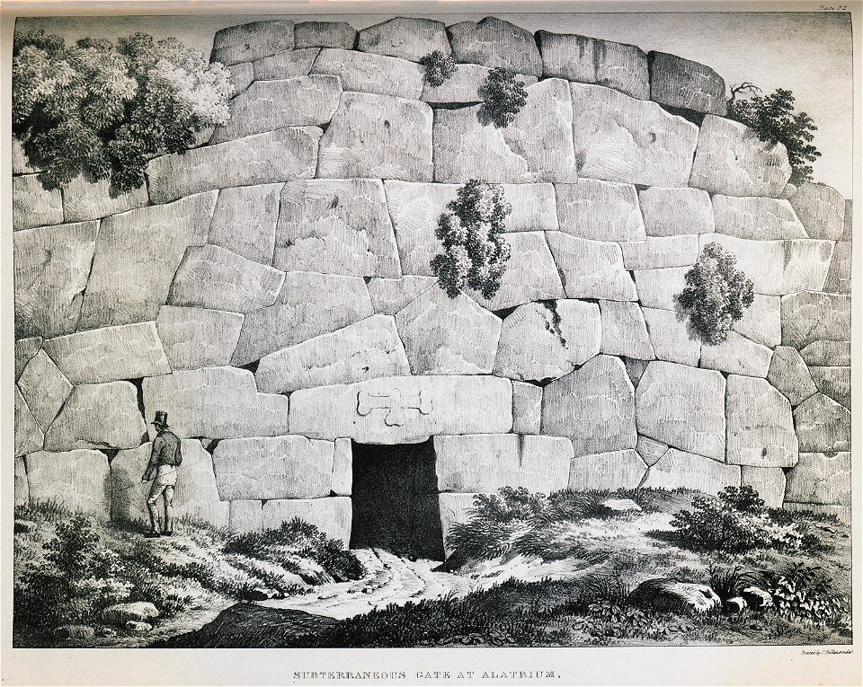 Subterraneous gate at Alatrium - Dodwell Edward - 1834