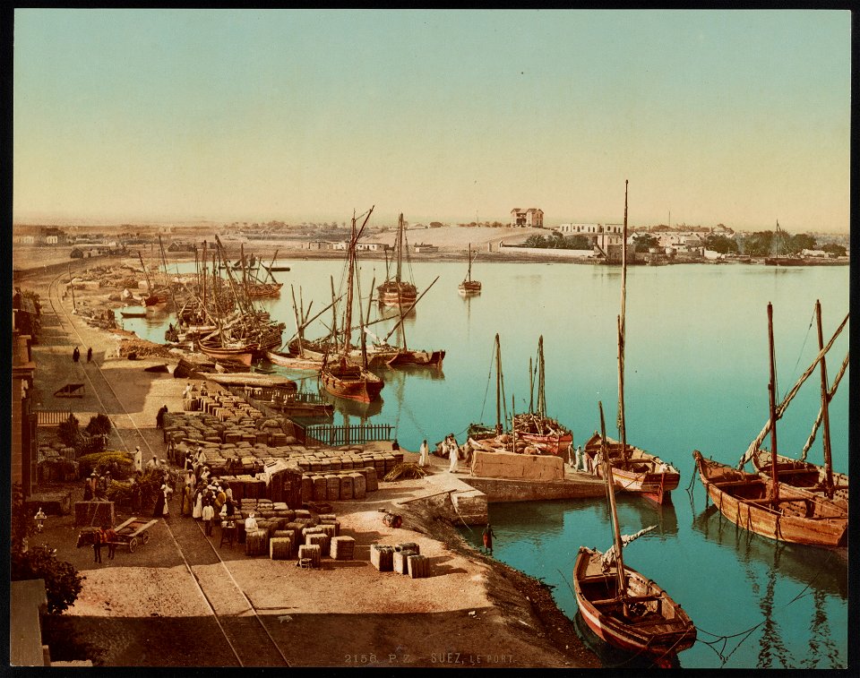 Suez, le port LCCN2017656977