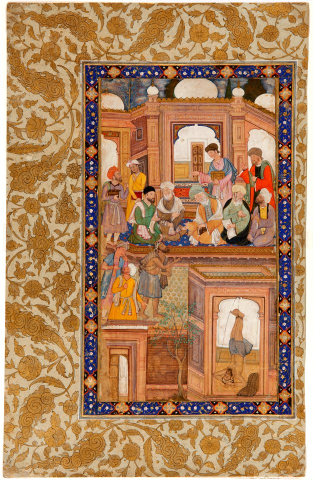 Sufi reunion in the Jami`s Nafahat al-Uns - Google Art Project