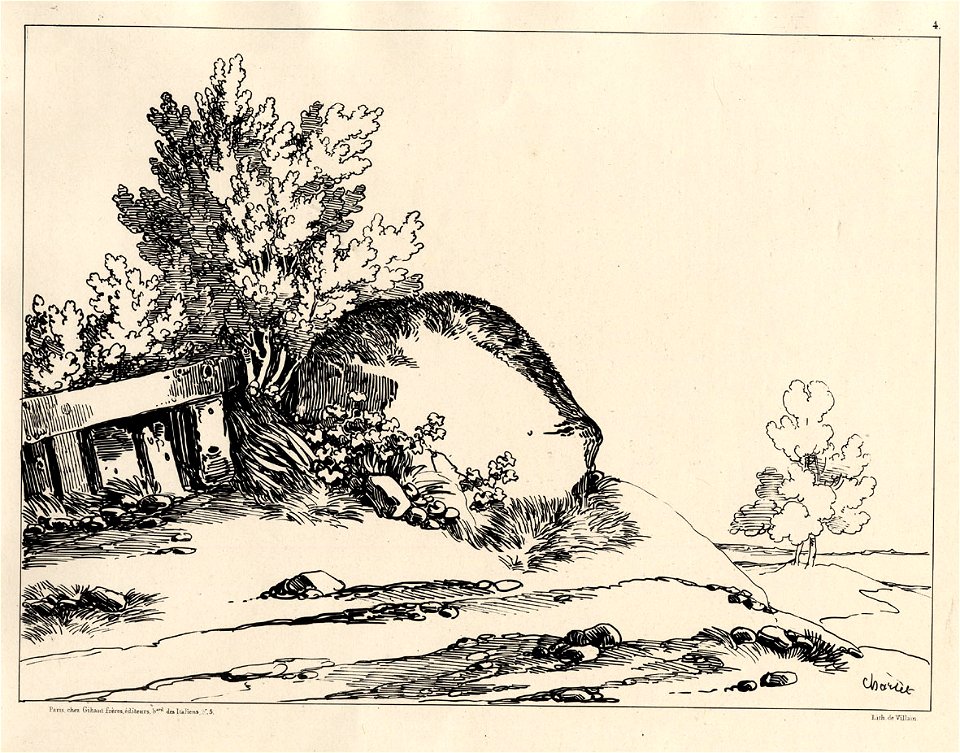 Suite de dessins a la plume 1839 (BM 1852,0424.206)
