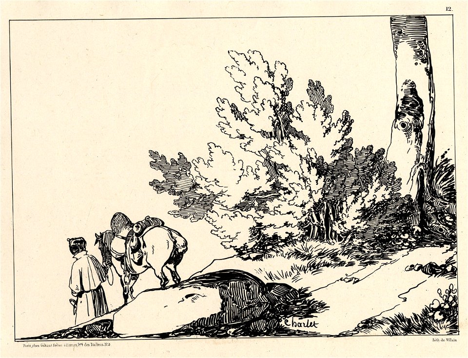 Suite de dessins a la plume 1839 (BM 1852,0424.214)