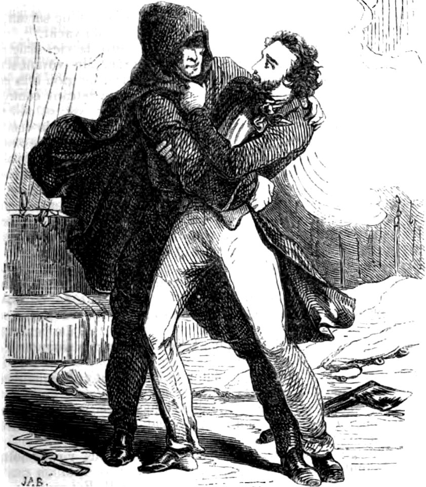 Sue - Atar-Gull et autres récits, 1850 (page 217 crop)