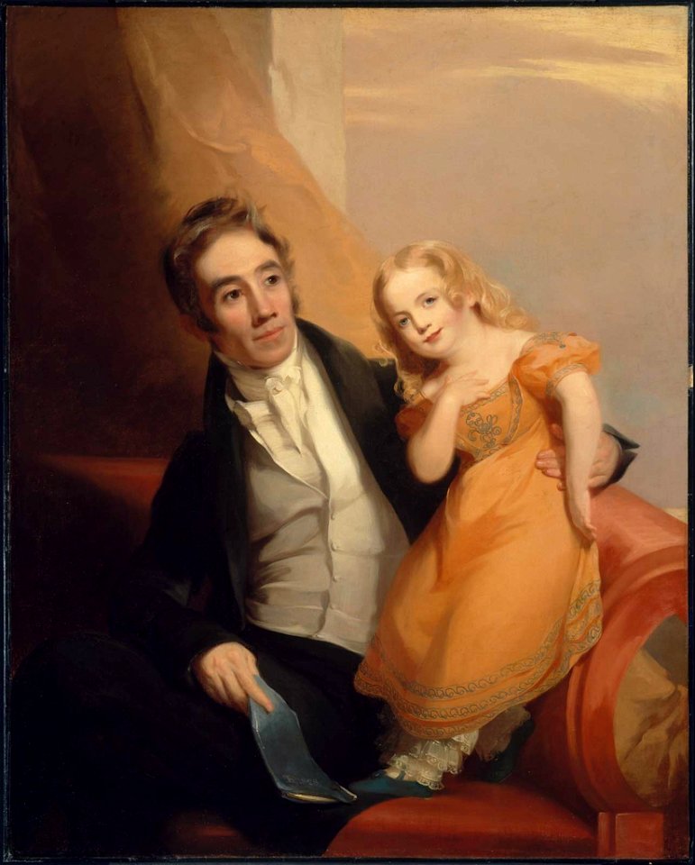 Thomas Sully - Victor René Value and His Daughter Charlotte - 48.479 - Museum of Fine Arts