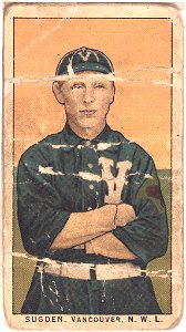 Sugden, Vancouver Team, baseball card portrait LCCN2008676984