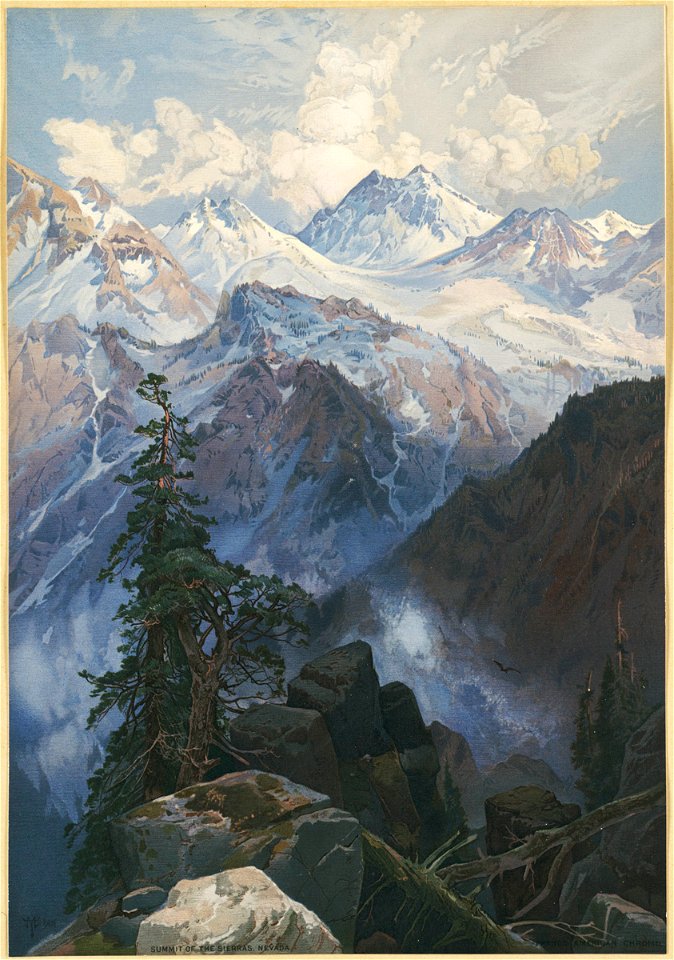 Summit of the Sierras, Nevada 3 (Boston Public Library)