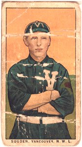 Sugden, Vancouver Team, baseball card portrait LCCN2008676984